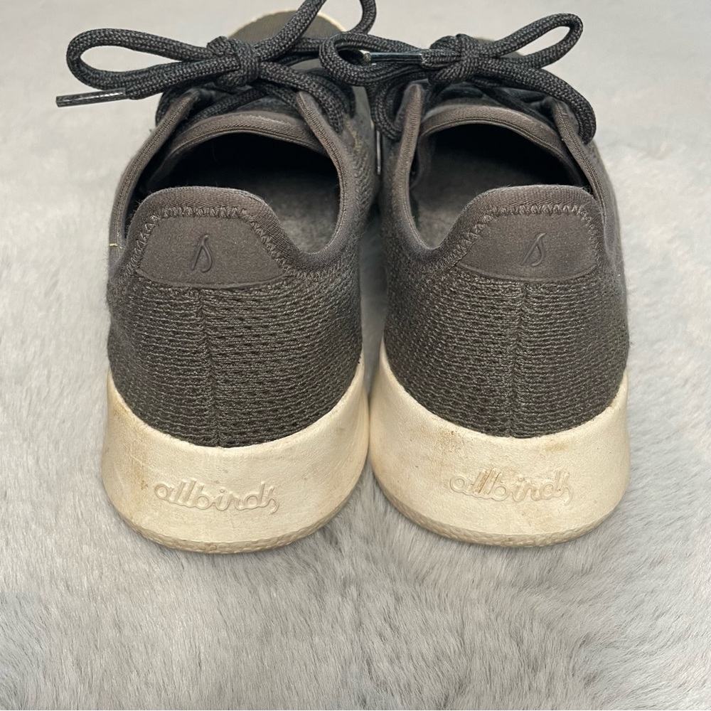 Allbirds Tree Runners Sneakers Grey Size 8 - Picture 4 of 7